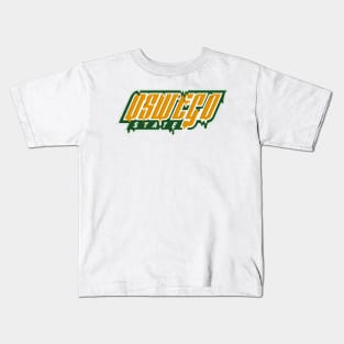 Oswego State Dripping Logo Kids T-Shirt